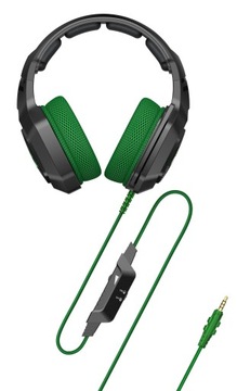 COBRA QSHXB100 Черные и зеленые наушники