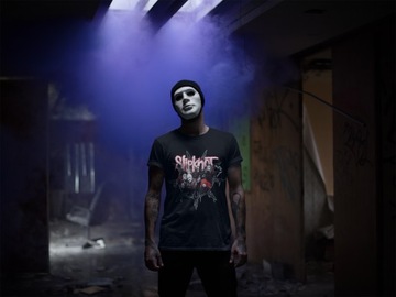 Мужская футболка для тяжелой футболки Slipknot