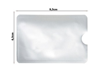 Verk 01832 Чехол для карт с RFID-защитой 4 шт.,