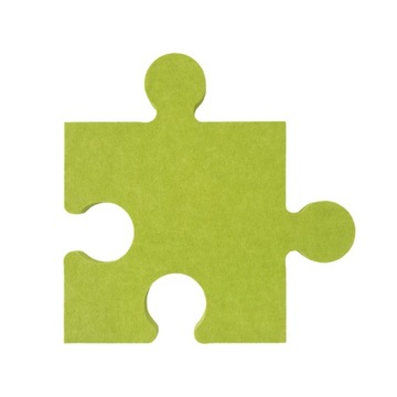 Panele dekoracyjne puzzle, akustyczne, kolory, rozmiar M, filc PET, dekor