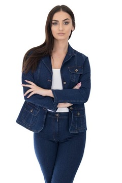 ŻAKIET MARYNARKA DŻINSOWA JEANS (38-54) r.44