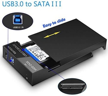 Корпус для 3,5-дюймового накопителя RSHTECH USB 3.0