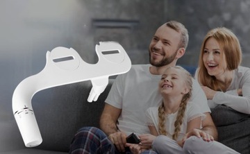 Bidet prysznicowy do toalety z podwójną dyszą łatwy w montażu