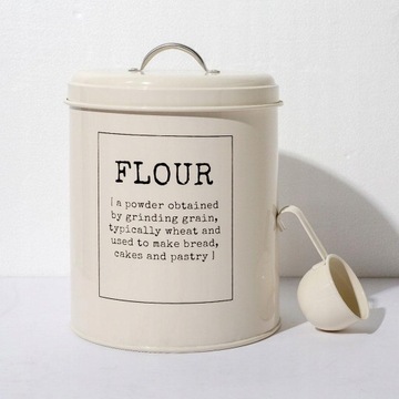 Металлический контейнер для хранения муки