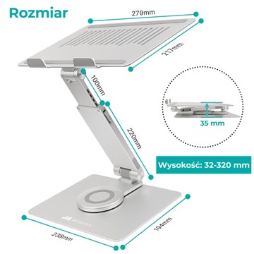ME20-SILVER подставка для ноутбука