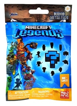 SASZETKA MINECRAFT LEGENDS - METALOWA FIGURKA NIESPODZIANKA
