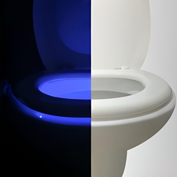 СВЕТОДИОДНАЯ ЛАМПА ДЛЯ ТУАЛЕТА, ДАТЧИК ДВИЖЕНИЯ И СВЕТА