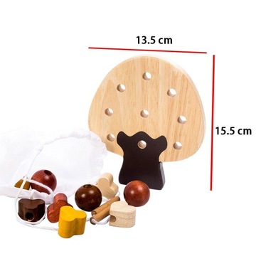 Блок-головоломка, обучающая форме подарка