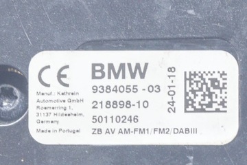BMW 7 G11 730D ANTÉNA ZESILOVAČ ANTÉNNÍ 9384055 218898-10 3.00 DIESEL 195