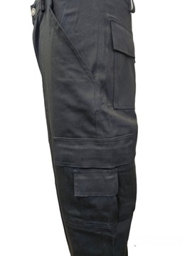 Spodnie robocze długie bojówki FI czarne r. 52