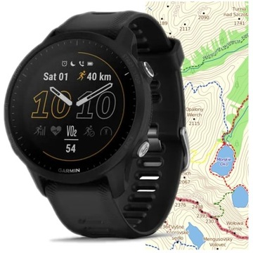 GARMIN Forerunner 955 czarny + OSMapaPL Topografia