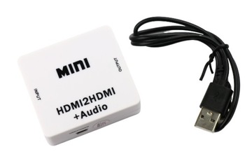 Адаптер Разветвитель изображения и звука с HDMI на HDMI Audio Jack 3.5 4Kx2K
