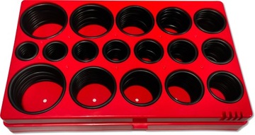 НАБОР МЕТРИЧЕСКИХ МАСЛОСТОЙКИХ УПЛОТНИТЕЛЬНЫХ КОЛЬЦЕВ 419 ШТ.