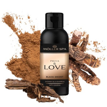 Möller SPA PRIYA & LOVE SZAMPON I ŻEL POD PRYSZNIC Z ŻEŃ-SZEŃ 2w1 100ml