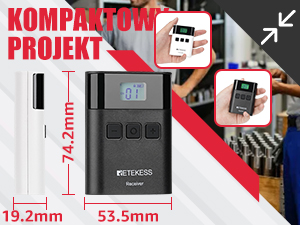Retekess TT122 Guide System, Система аудиогидов, 150M, 2,4 ГГц
