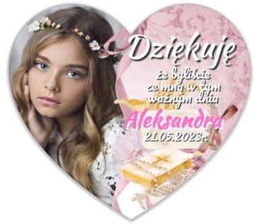 Благодарим гостей Первого Причастия. Благодарим сувенир МАГНИТ + КОНВЕРТ.