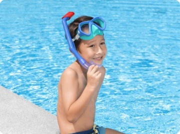 НАБОР ДЛЯ ПОДВОДНОГО ПЛАВАНИЯ МАСКА + ТРУБКА BESTWAY