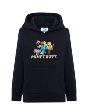 Dziecięca bluza Hoody Minecraft - 5/6 lat