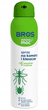 Spray na Komary Kleszcze Meszki 90ml Bros Zielona Moc