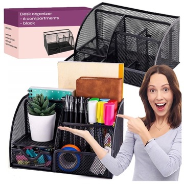 ОРГАНАЙЗЕР ДЛЯ НАСТОЛЬНЫХ ИНСТРУМЕНТОВ, ЧЕРНЫЙ МЕТАЛЛ