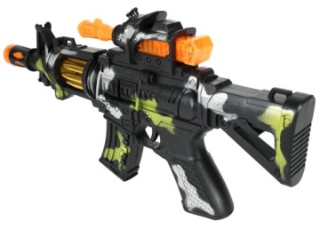 ВИНТОВКА ИГРУШЕЧНЫЙ ПИСТОЛЕТ СВЕТ ЗВУК ВИБРАЦИЯ