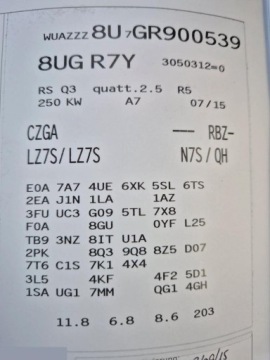 Audi 2015 Audi RS Q3 2.5 benzyna 367KM 2015r, zdjęcie 17