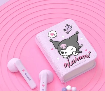 Наушники Kawaii Sanrio Kuromi Cinnamoroll, беспроводные Bluetooth-наушники-вкладыши