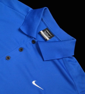 NIKE GOLF FIRMOWA SPORTOWA MĘSKA GRANATOWA KOSZULKA POLO - M
