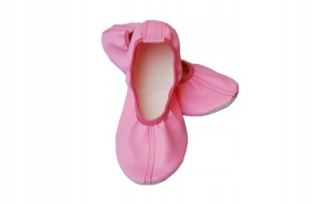 БАЛЕТНЫЕ ТУФЛИ ДЛЯ ТАНЦЕВАЛЬНОГО ФИТНЕСА РИТМИК 33 РОЗОВЫЕ