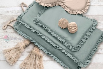 КОКОННОЕ ГНЕЗДО Стеганое, с рюшами. Высокое качество.