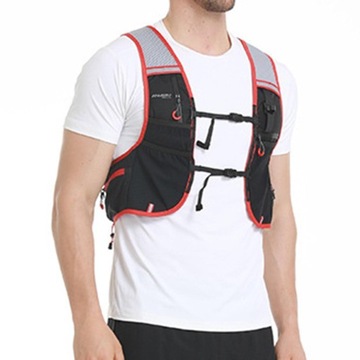 Plecak rowerowy Lekki plecak Dzienny regulowany Czerwony 16,5 x 14,5 x 36 cm