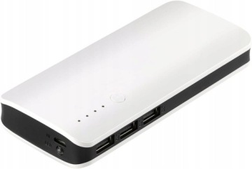 MEGA POWERBANK 20000 мАч + КАБЕЛЬ 3 USB-ФОНАРИКА ДОПОЛНИТЕЛЬНОЙ ЕМКОСТИ ПРЕМИУМ