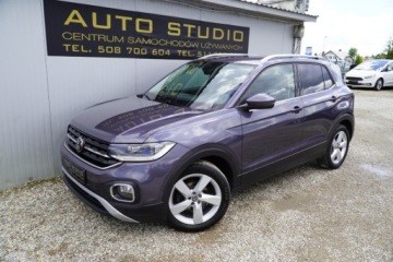 Volkswagen T-Cross SUV 1.0 TSI 110KM 2022 Volkswagen T-Cross StyleFull LEDAsystentyParktronicPol SkoraGrz.FoteleTemp, zdjęcie 32
