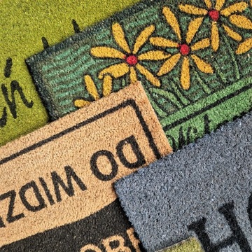 WYCIERACZKA WEJŚCIOWA POD DRZWI GUMA KOKOS 40x60