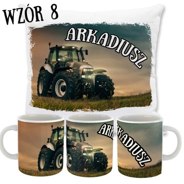 КОМПЛЕКТ ПОДУШКА + КРУЖКА JOHN DEERE TRACTORS ВЫКРОЙКИ