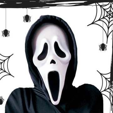 ХЭЛЛОУИН МАСКА ДЛЯ ЛИЦА КРИК ИЗ КИНО ПРИЗРАК УЖАСНЫЙ МОНСТР УЖАС