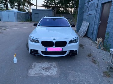 ЮБКА БАМПЕРА FLAPSY BMW F10 F11 M ПАКЕТ РАЗДЕЛИТЕЛЕЙ ГЛЯНЦЕВЫЙ ЧЕРНЫЙ ПЕРЕДНЯЯ ЧАСТЬ