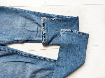 Zara jeansy prosta nogawka rozporki 36 S klasyczne