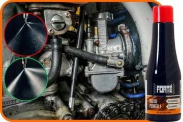 FORTE Moto Power I очищает форсунки, карбюратор, МОТОР, квадроцикл, скутер, 2T, 4T