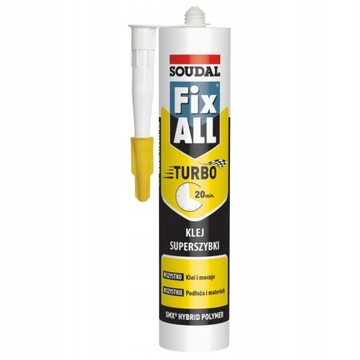 Klej uszczelniacz uniwersalny Soudal turbo 290 ml
