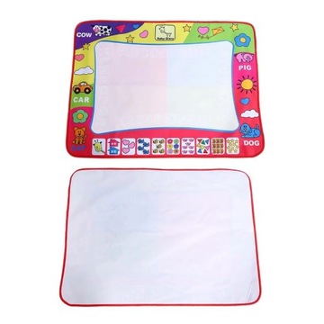 Сенсорный водный коврик Монтессори для малышей 80х60 xxl