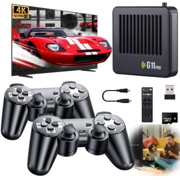 Televizní Konzole Hdmi Retro Game 2 Pady 64GB Paměti, 32000+HER
