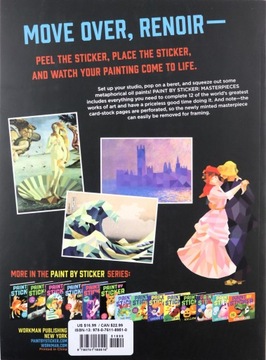 PAINT BY STICKER MASTERPIECES (KSIĄŻKA)