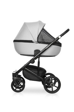 Коляска OZON Riko Basic 2-в-1, СИДЕНЬЕ-КАБРИОЛЕТ + СУМКА ИЗ ФОЛЬГИ, МОСКИТНАЯ СЕТКА