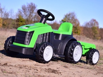 АККУМУЛЯТОРНЫЙ ТРАКТОР С ПРИЦЕПОМ/TR1908T, ЗЕЛЕНЫЙ