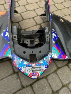 пластиковый задний брызговик заднего колеса крышка yamaha yfz 450