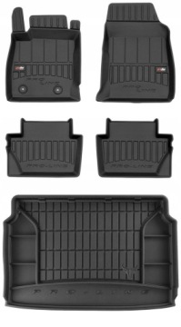 Set 3D Gumové rohože a rohože Ford EcoSport II 2017-2022 cm