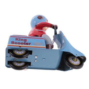 Zabytkowy skuter motocyklowy model nakręcany