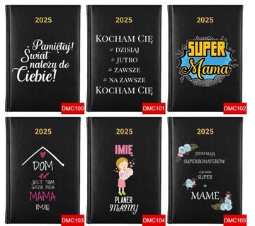 Книга-календарь A5 2025 SUPER MAMA Planner Diary Notebook Patterns