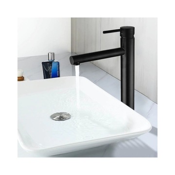 ЧЕРНАЯ ВЫСОКАЯ РАКОВИНА FAPPER CALANI ASTRAL